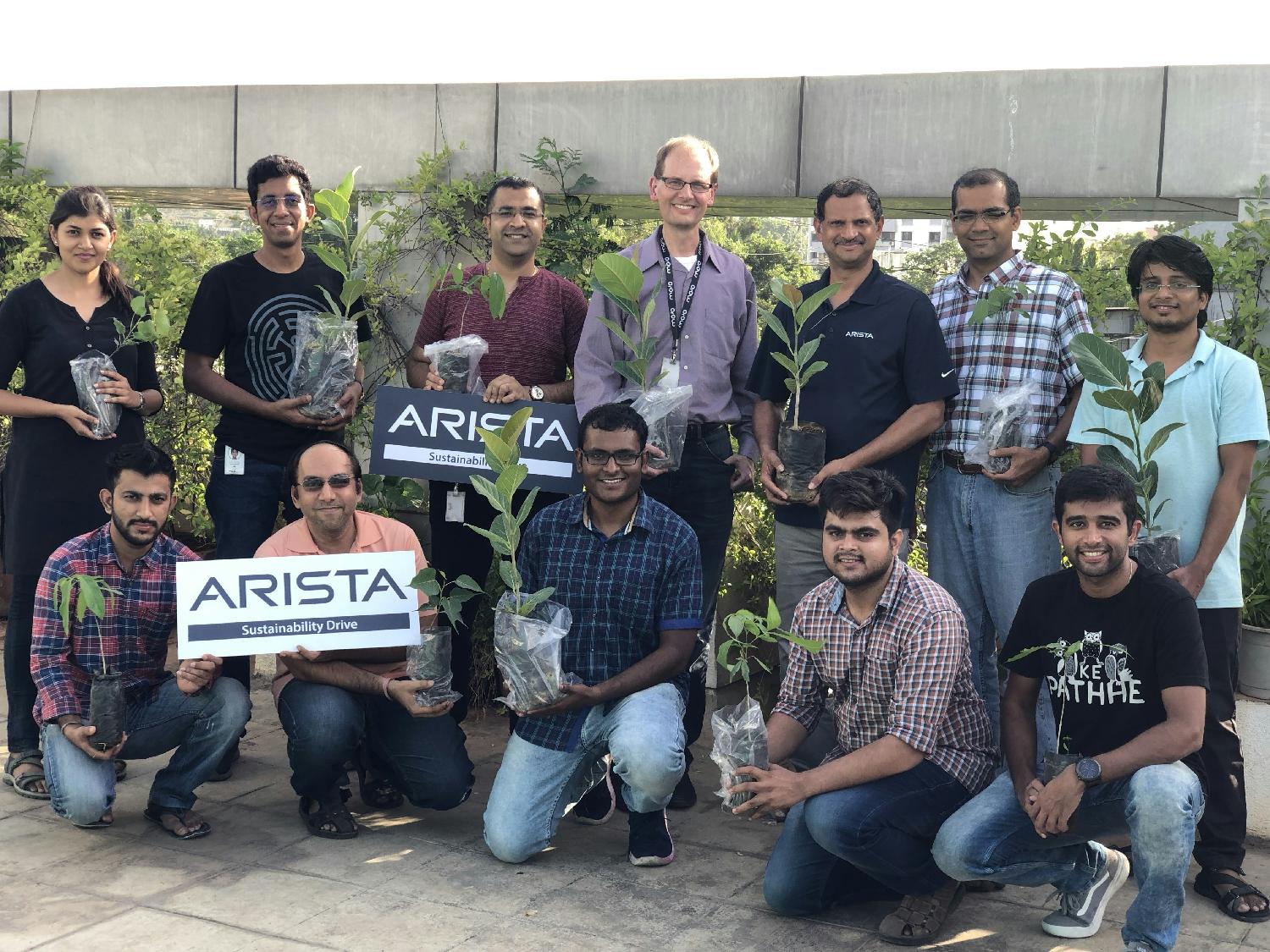 Founder & CTO Ken Duda at Arista Tree Planting Event