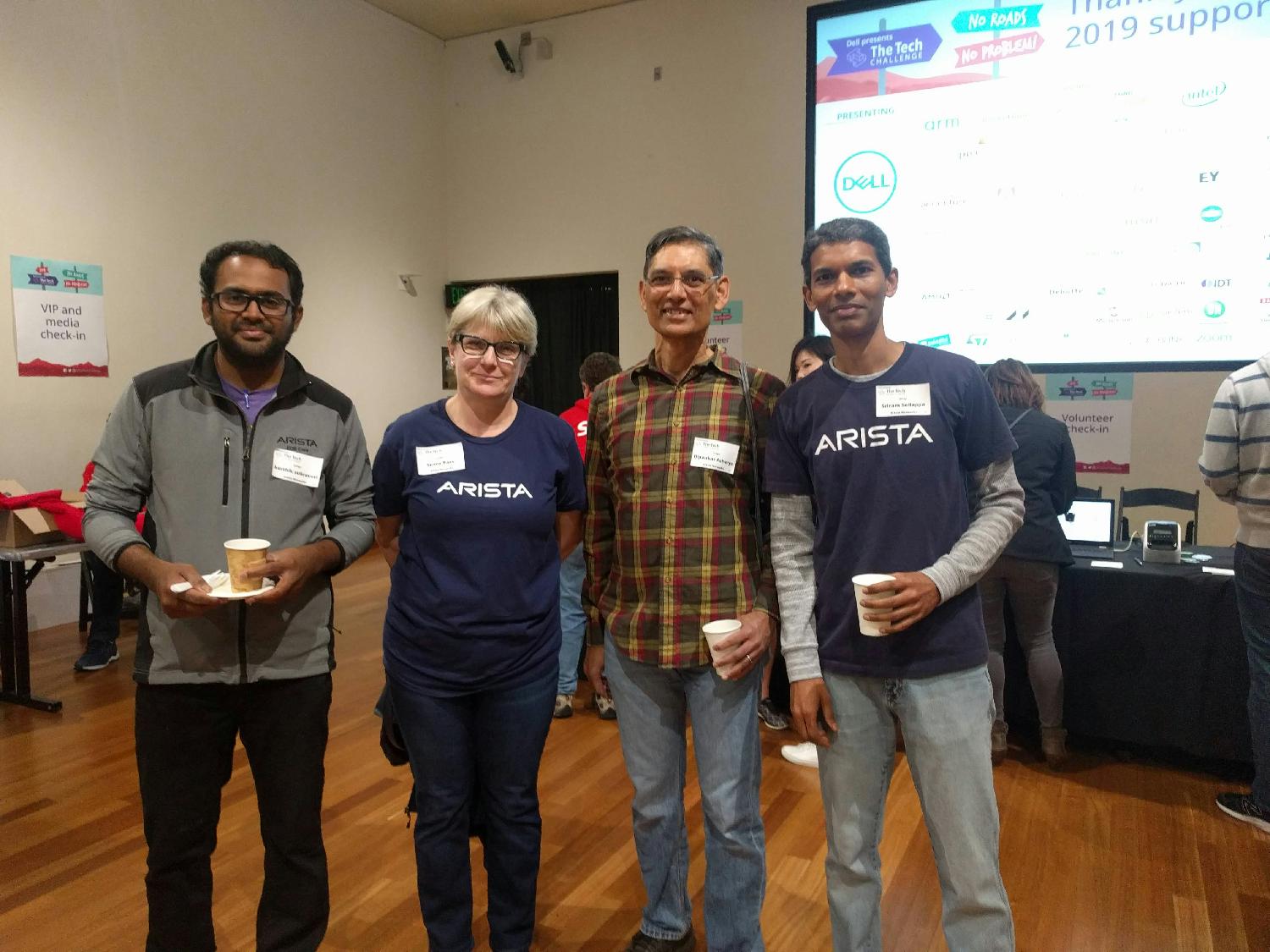 Arista Volunteers at the Tech Challenge, San Jose CA