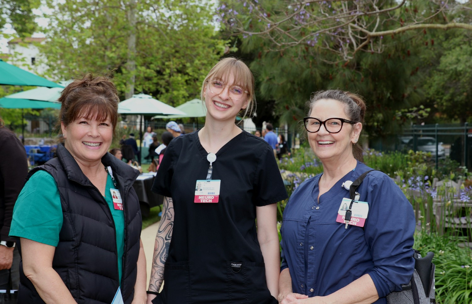Staff visiting the annual Benefits Fair during open enrollment - over 1,000 attended the fair in 2024.