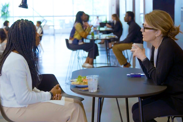 Citadel employees mentoring Thrive Scholars
