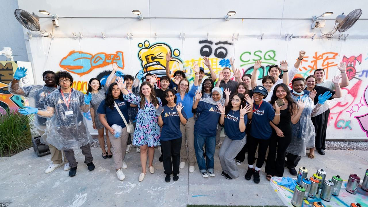 Team Members Came Together In Miami For Our Annual Mentorship Match Even With Thrive Scholars.