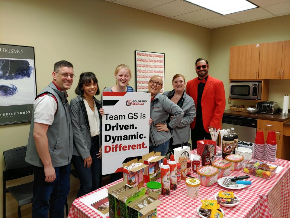 Team GS Hartford enjoying an ice cream social to celebrate our firm-wide re-branding!