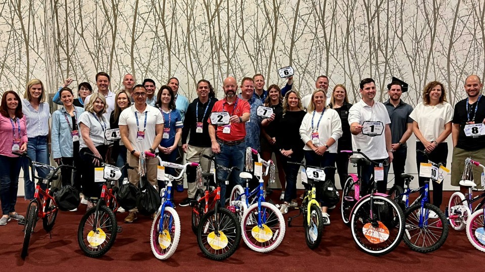 Bike building contest in support of Miracles for Kids. We donated bikes, helmets & accessories valued at over $1,200.