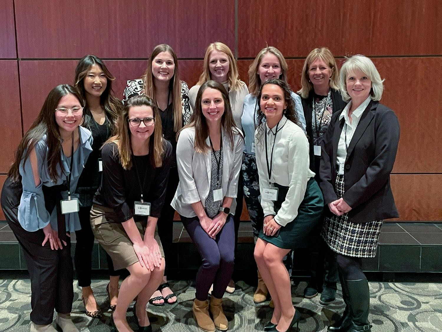 A group of DISHER women attending an International Women's Day event