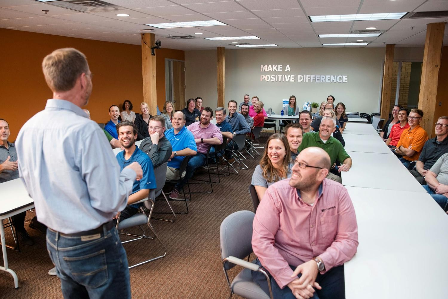 Our team meets every Friday, in person or remotely, to create connections and eat a meal together.  