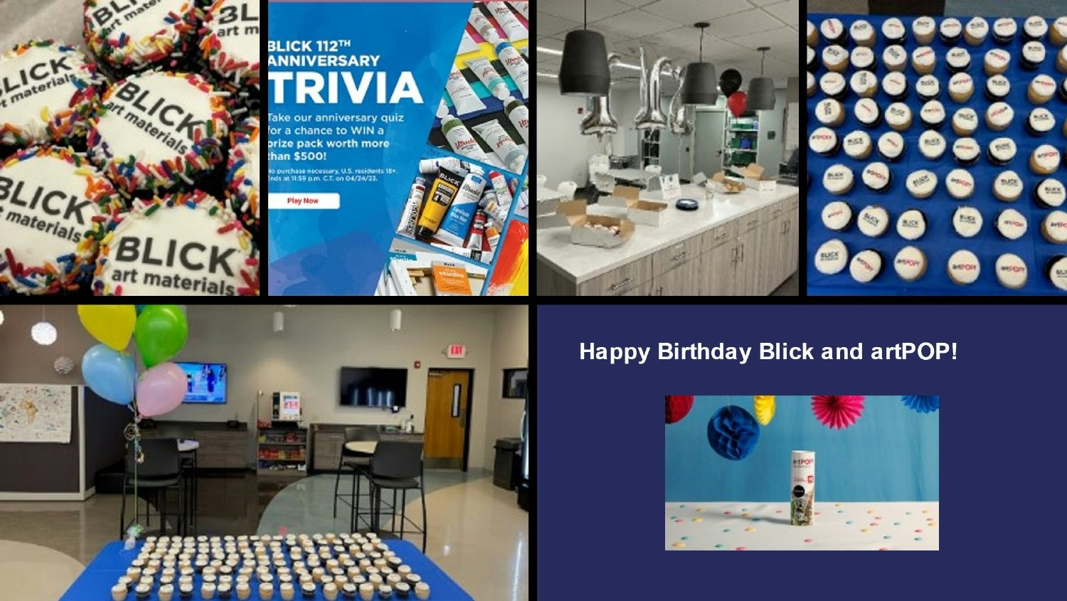 Birthday celebrations for artPOP and Blick