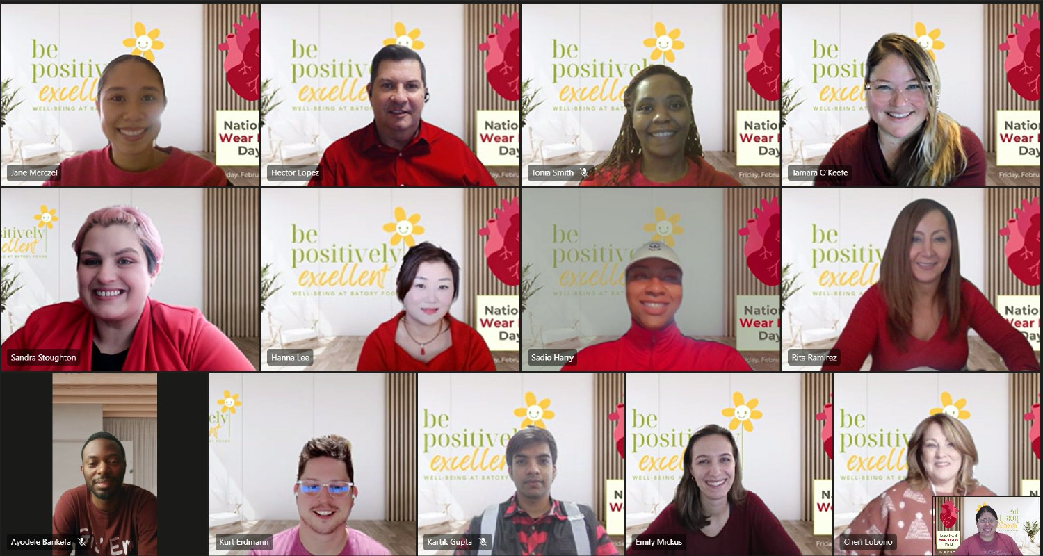 #NationalWearRedDay to raise awareness for women's heart health and our Be Positively Excellent well-being program.