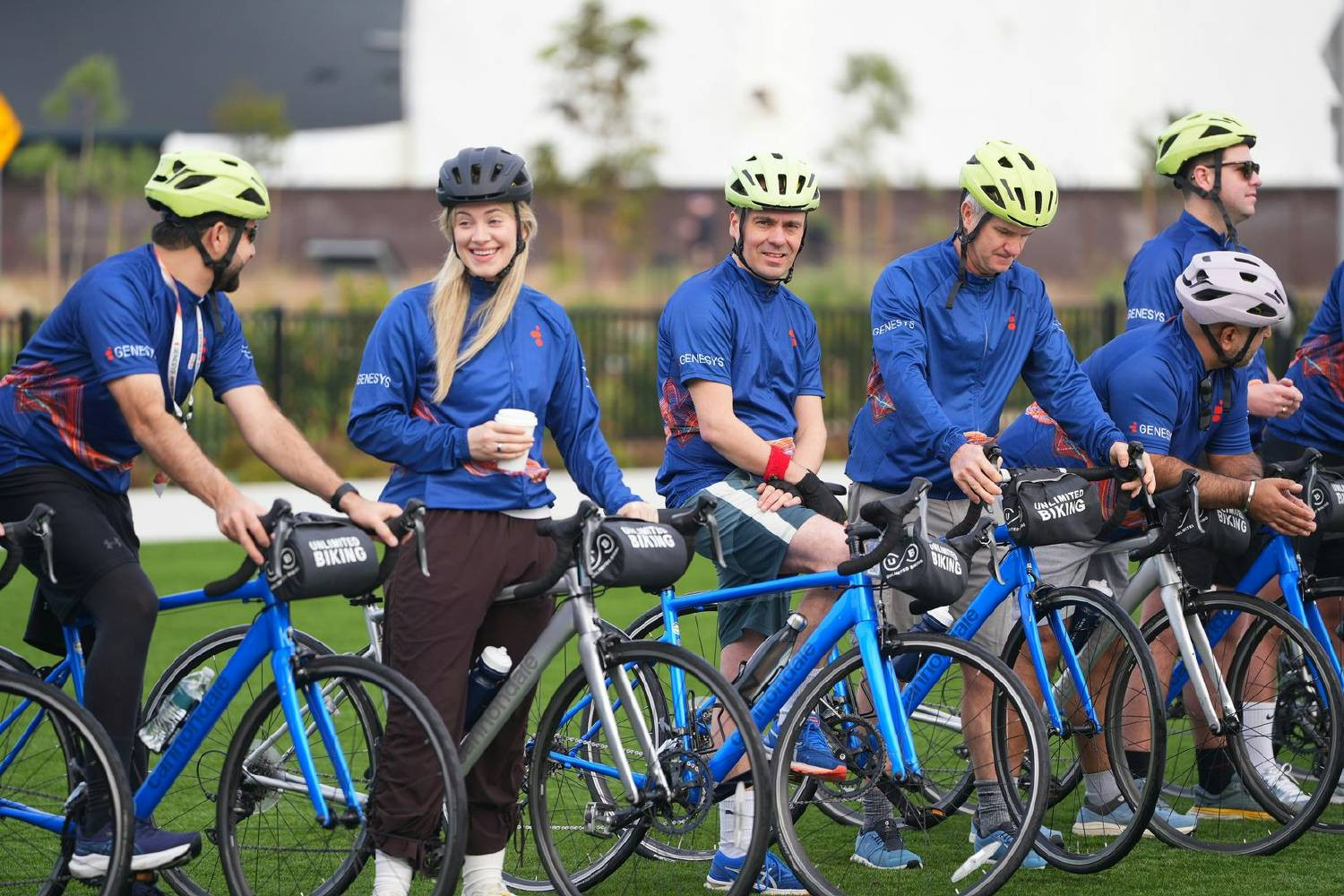 Biking together