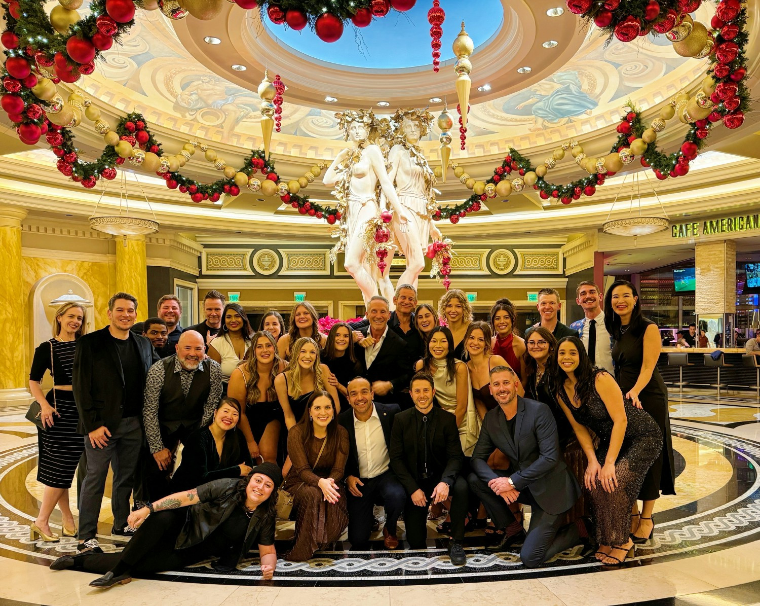 In 2023, our holiday retreat took us to Las Vegas, where we dressed up, enjoyed some shows, and toasted to the New Year.