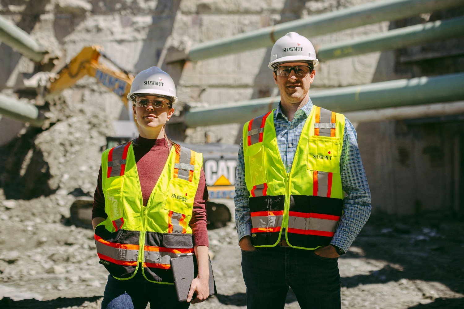 Shawmut employee-owners at a ground-up life sciences project in Boston, MA.