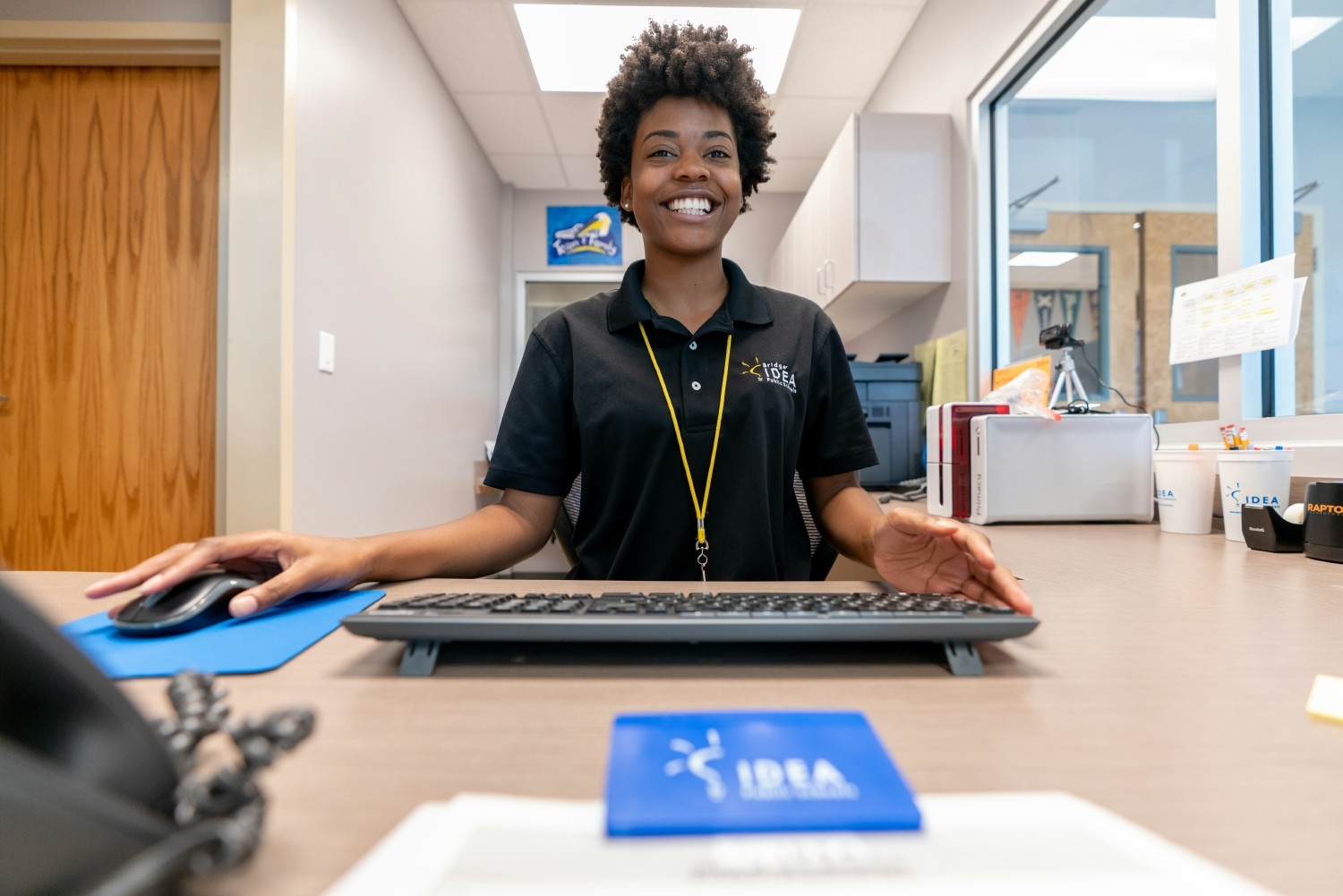 Here at IDEA, we greet our students, parents and Team & Family with a smile.  