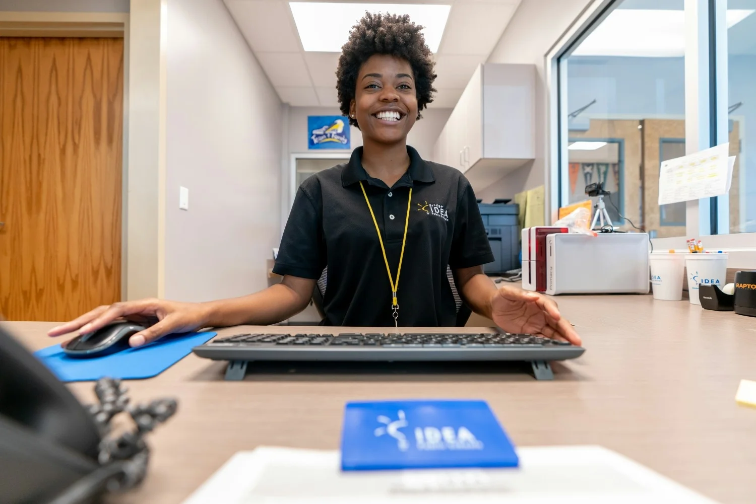 Here at IDEA, we greet our students, parents and Team & Family with a smile.  
