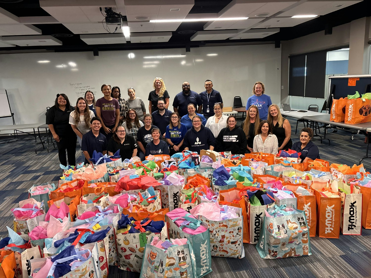 Employees donated winter gear to Court Appointed Support Advocates of the Eastern Panhandle (CASA) at “Coats for CASA”.