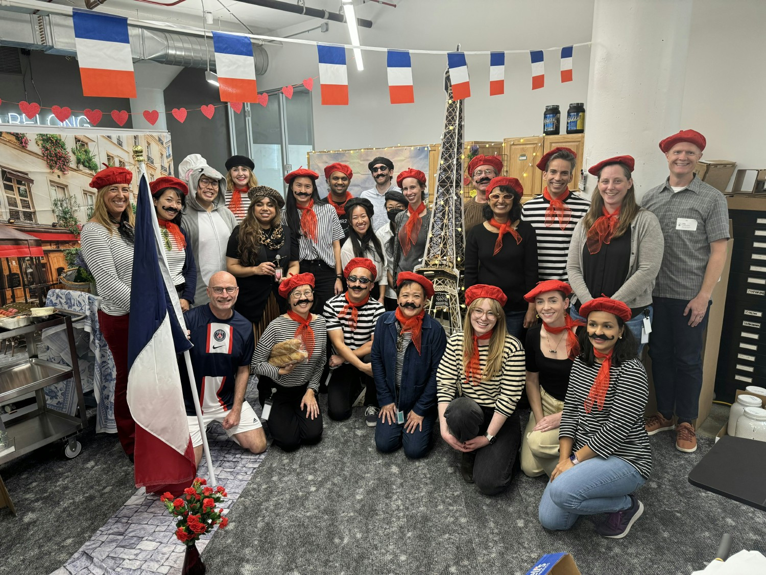 Our Research & Innovation team at Halloween - Bonjour Paris!