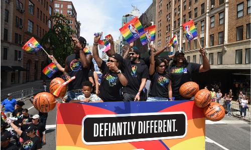 NBA at Pride Parade