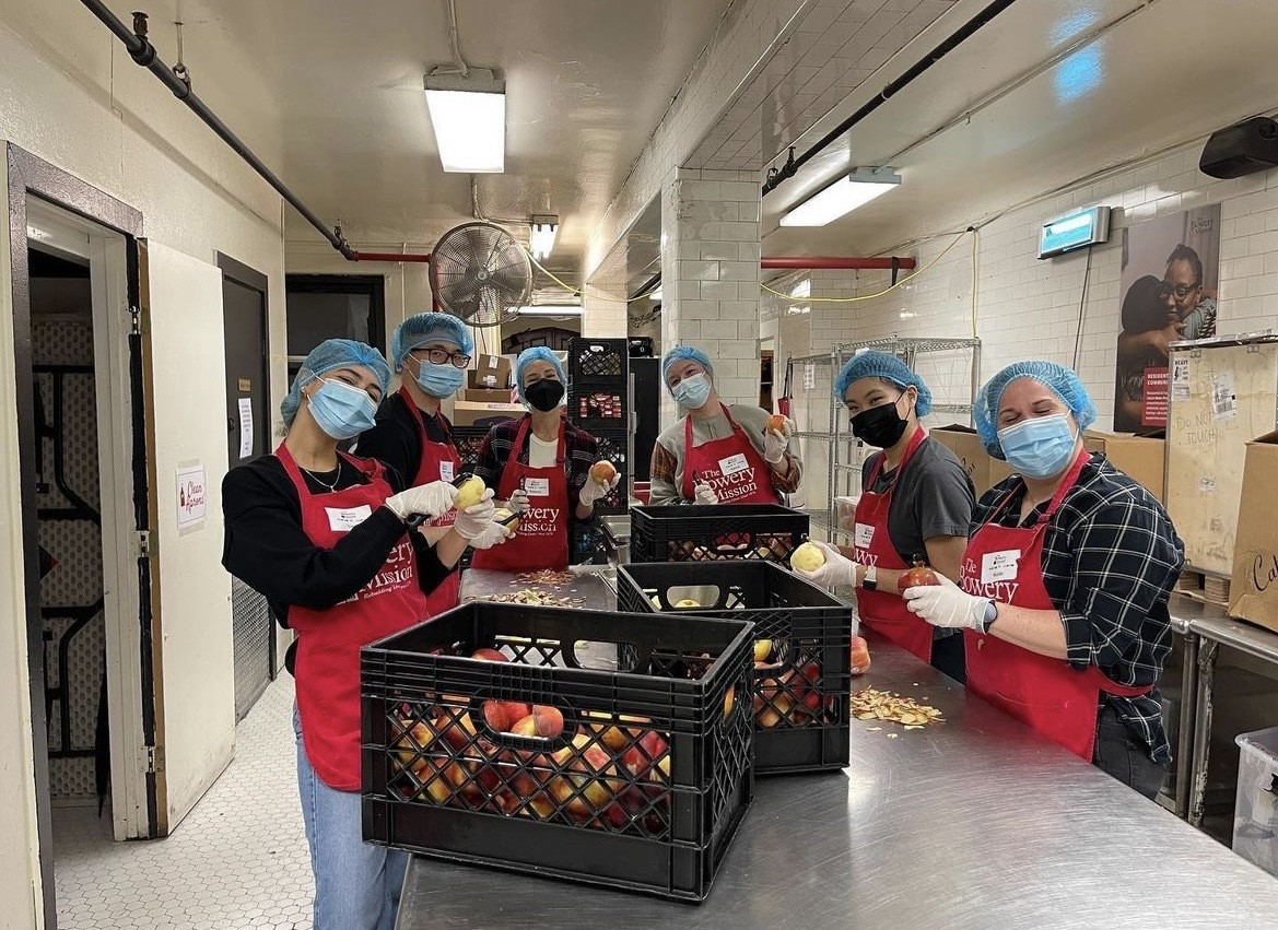 Our employees volunteering during our annual b:generous week