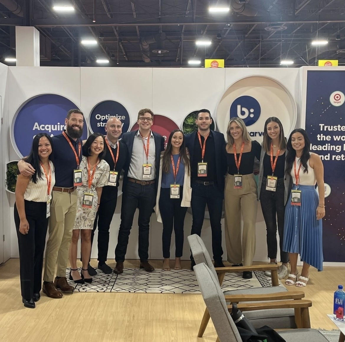 Our employees attending a tradeshow