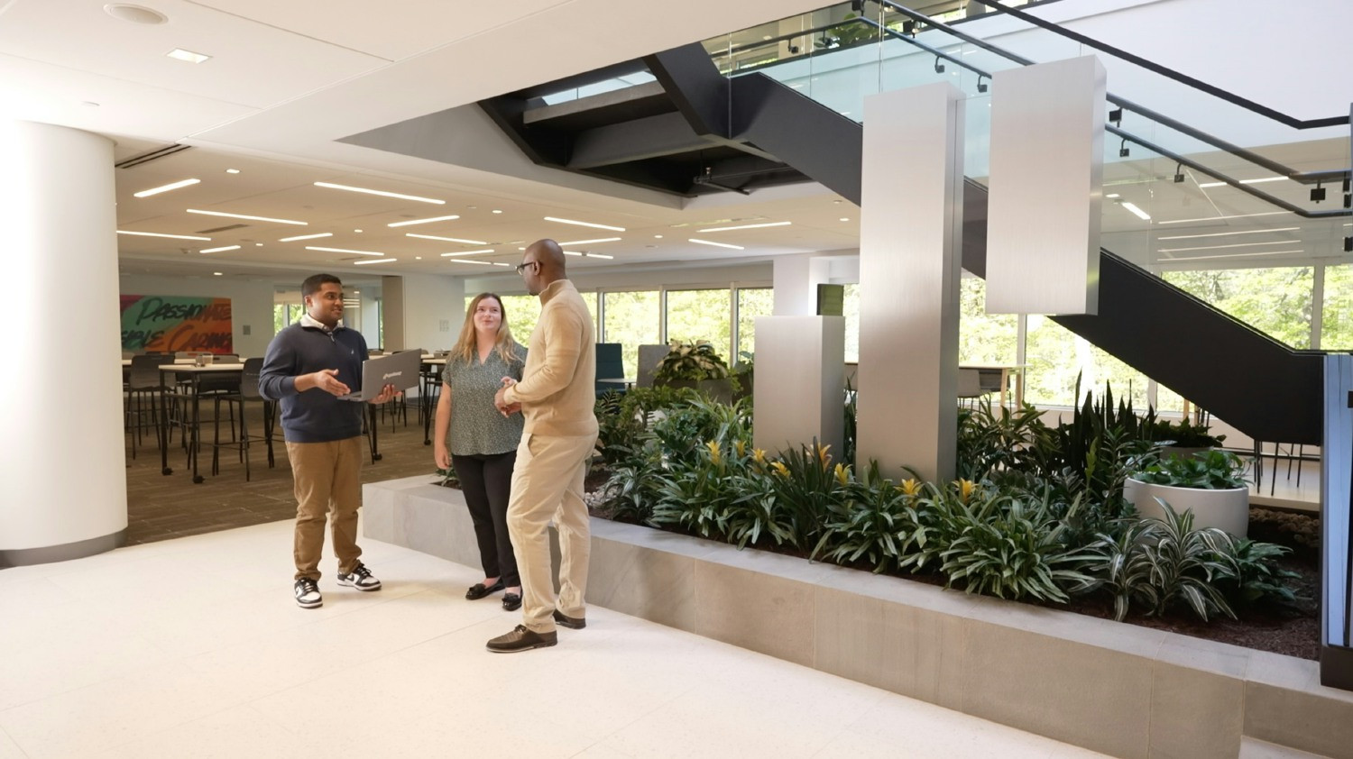 Our new Culture Center, located in our Stamford, CT headquarters, brings people together for learning experiences.