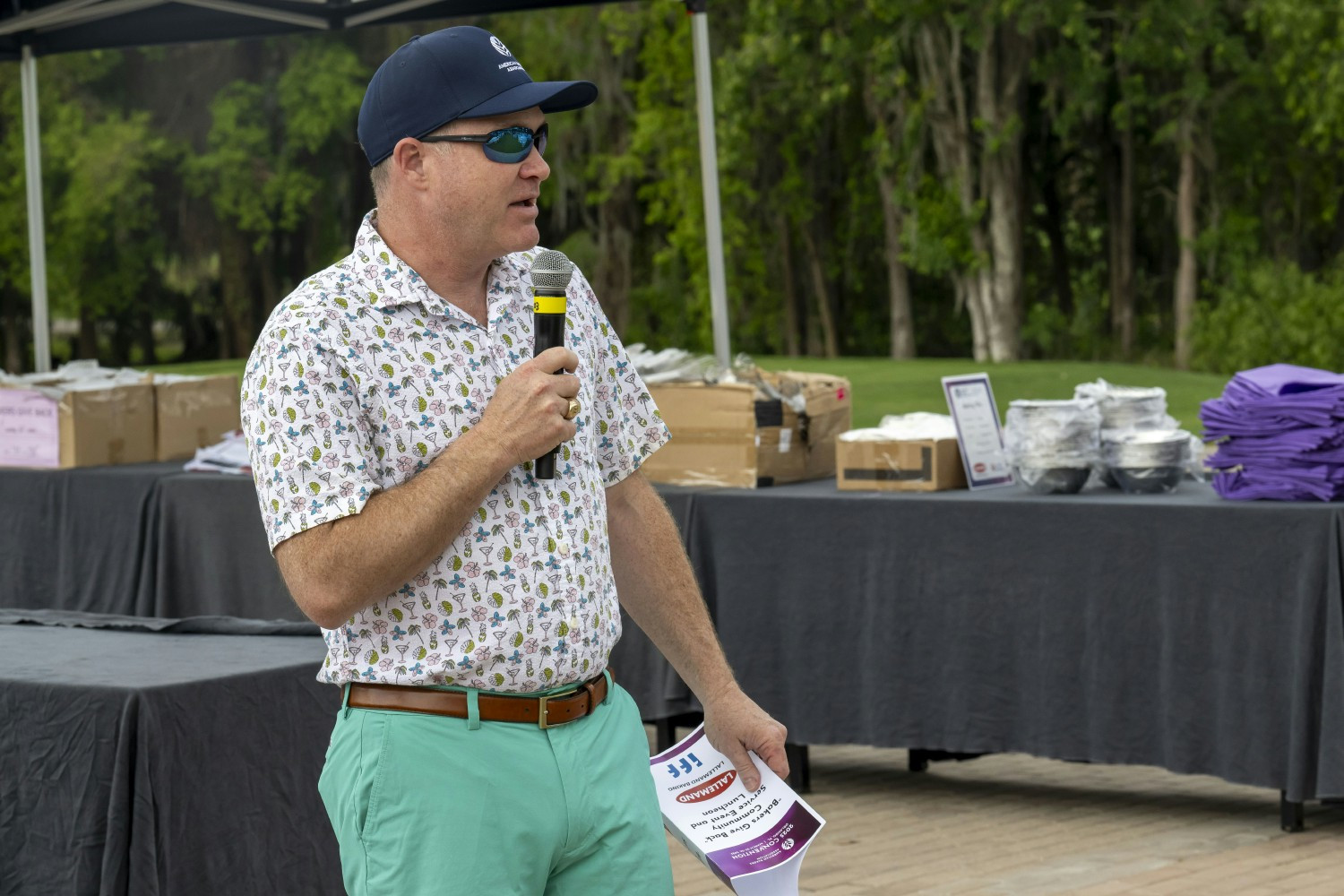 Eric Dell, ABA's President and CEO, addresses the members at an ABA sponsored event.