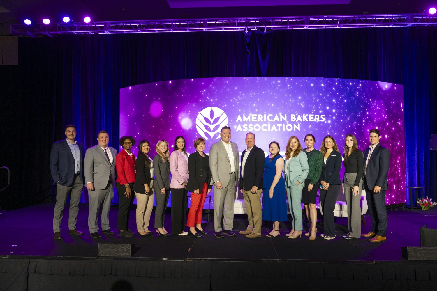 ABA' board chair, CEO, and staff at its 2025 annual convention in Florida
