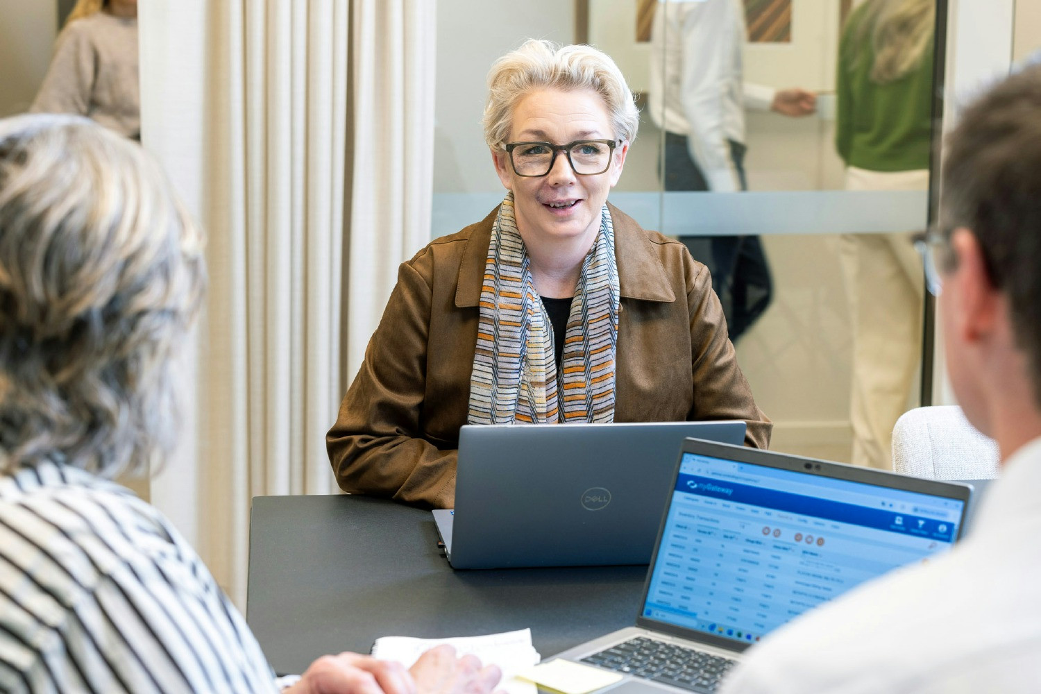 Immedica employees in a meeting