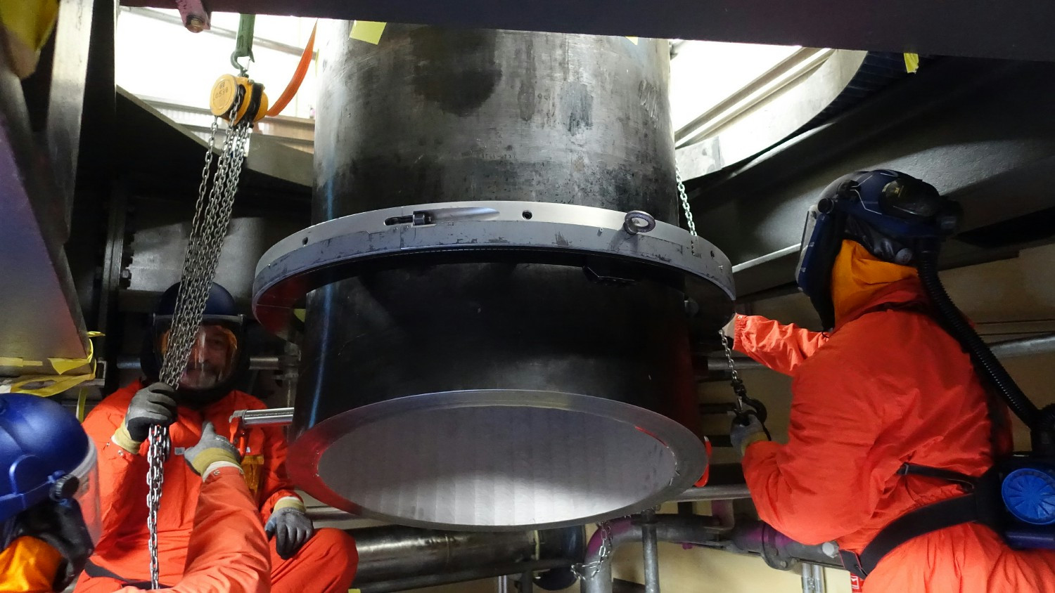 Decommissioning and dismantling of nuclear facilities in action. 