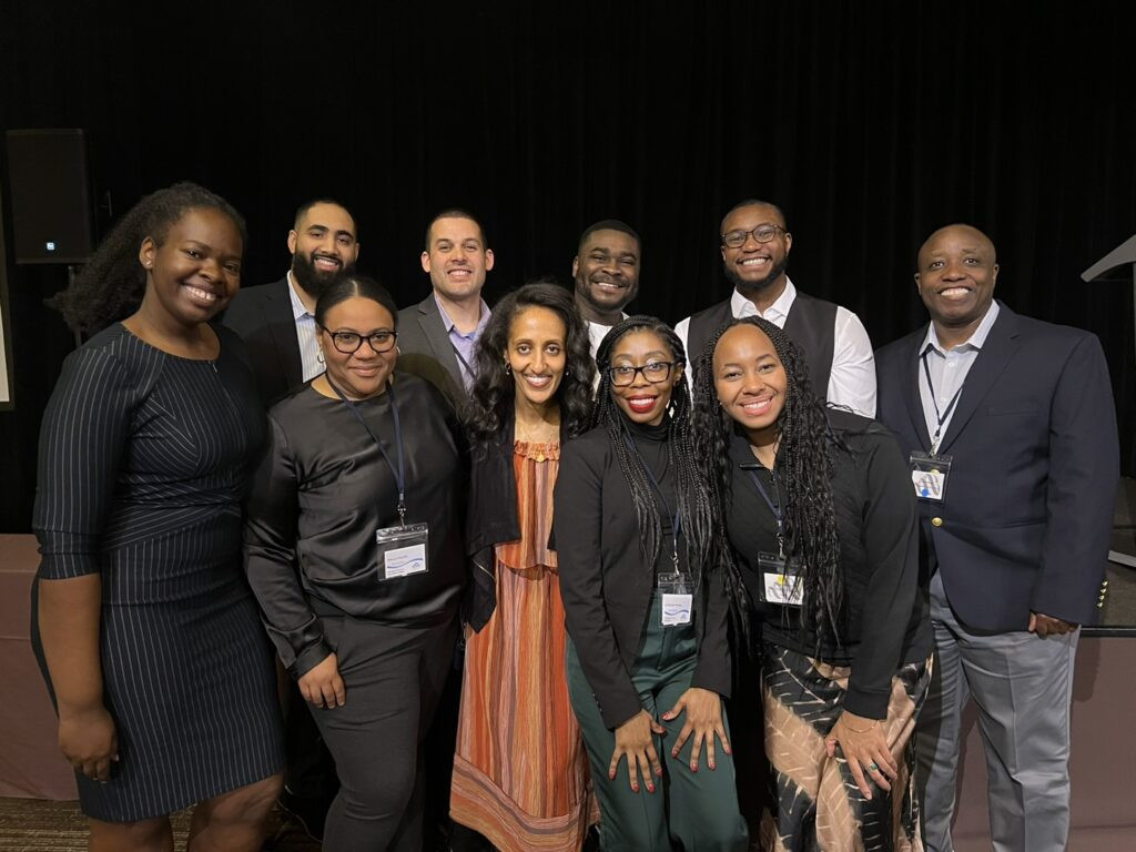 Members of the Black Employee Resource Group during the 2024 Goodie Summit formal dinner and awards celebration.