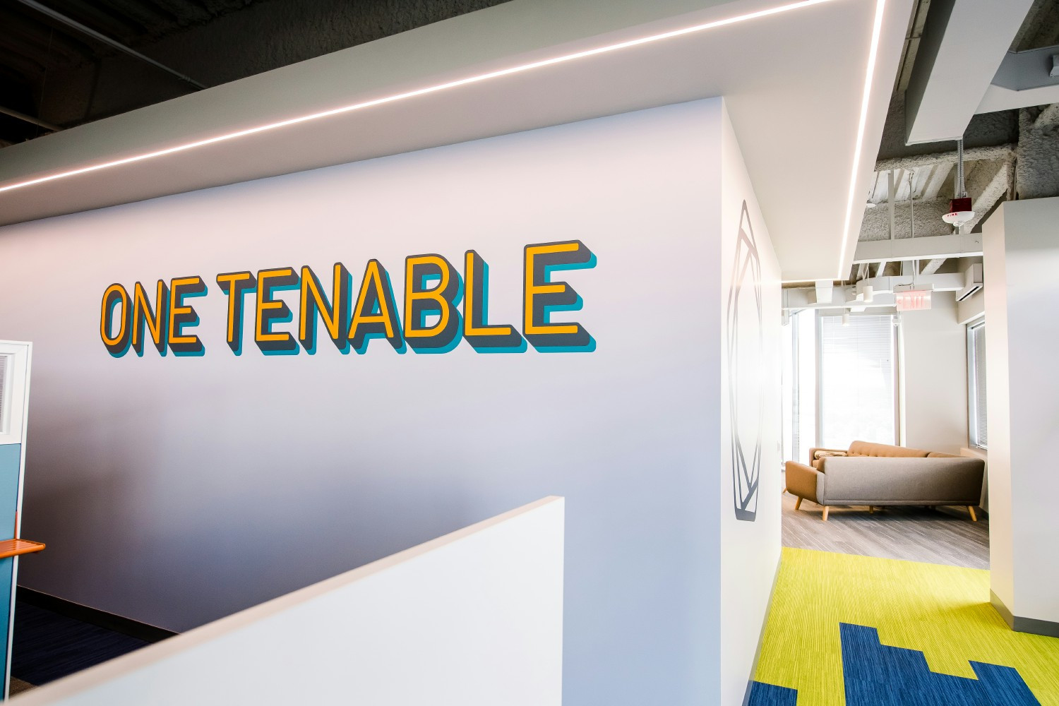 Inside of Tenable, HQ - Columbia, Maryland.