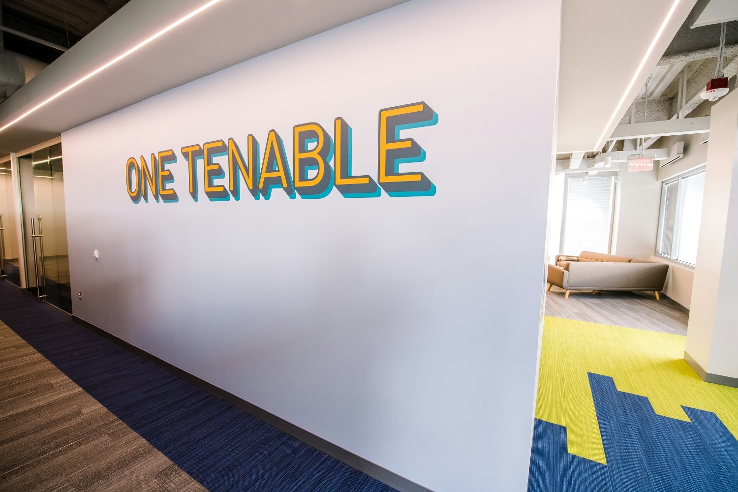 Inside of Tenable, HQ - Columbia, Maryland.