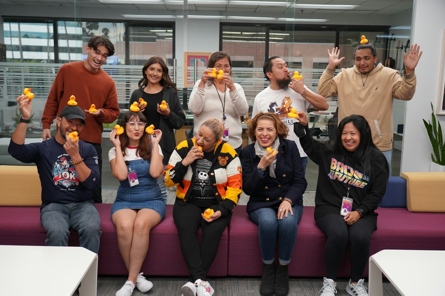 Good Duck Initiative: Employees give peers a duck for going above and beyond, a job well done, & show appreciation.  