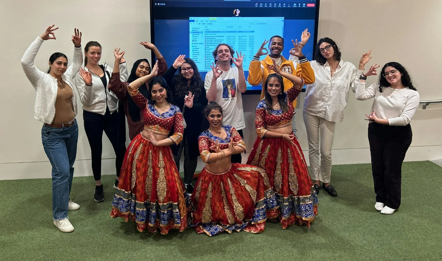 Our talent celebrates Diwali with an interactive and festive dance group called the Bollyheals in our NYC office.