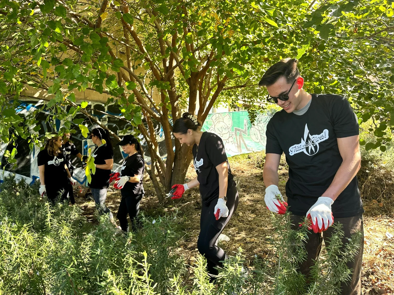 500+ members of our community volunteer at nonprofits in our communities as part of our Initiative Gives! Program.