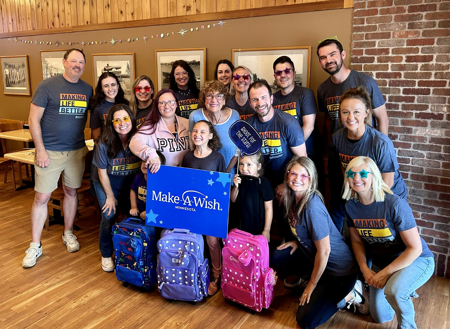 Making wishes come true! Our coworkers proudly support Make-A-Wish, living our company purpose to make life better.