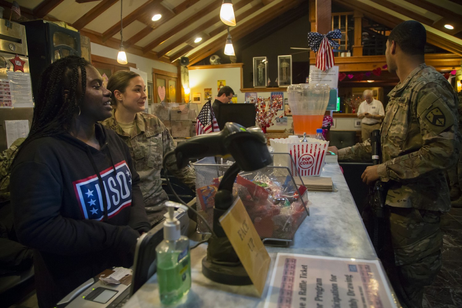 Supporting our service members stationed abroad is very rewarding. 
