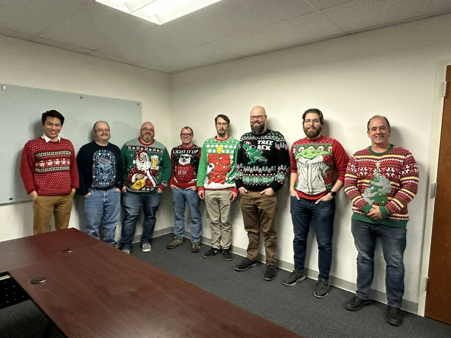 Grantek Allentown Ugly Christmas Sweater Office Day