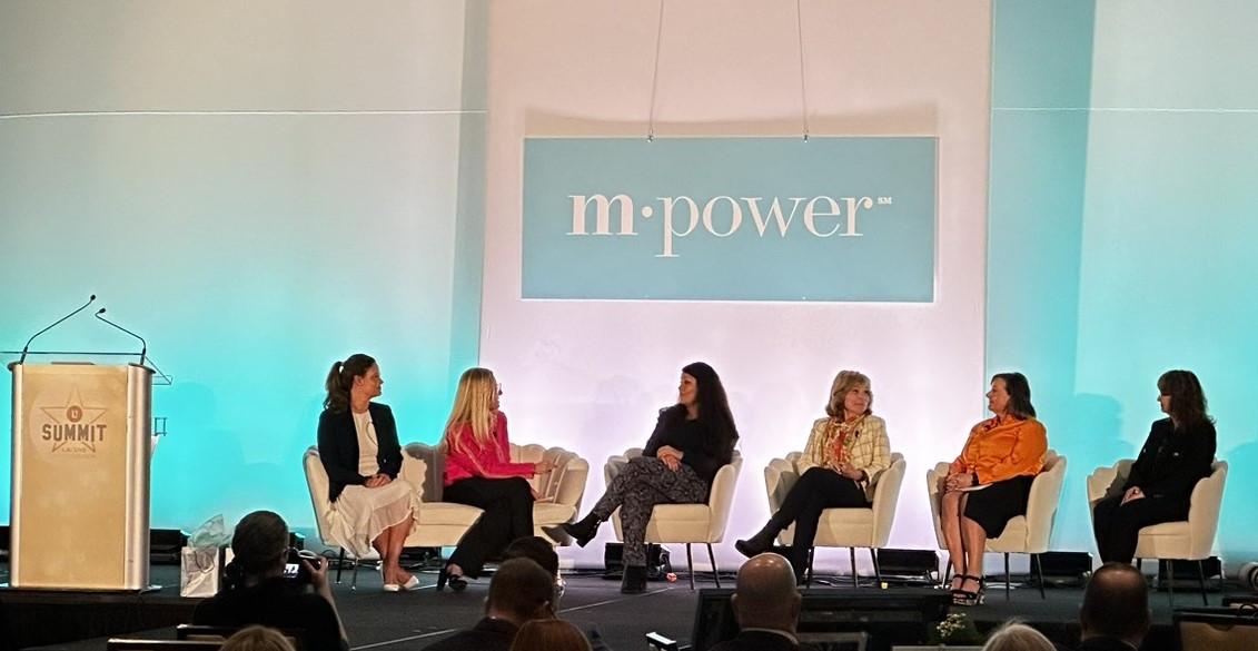 M-Power Event with our President, Tamra Rieger, on the panel (2nd from the right)