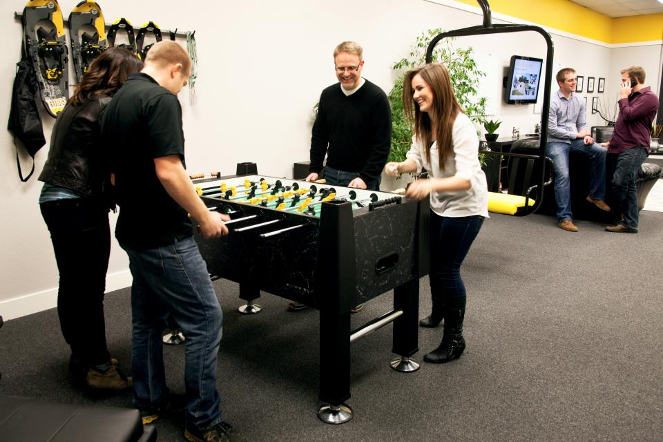 Playing Foosball