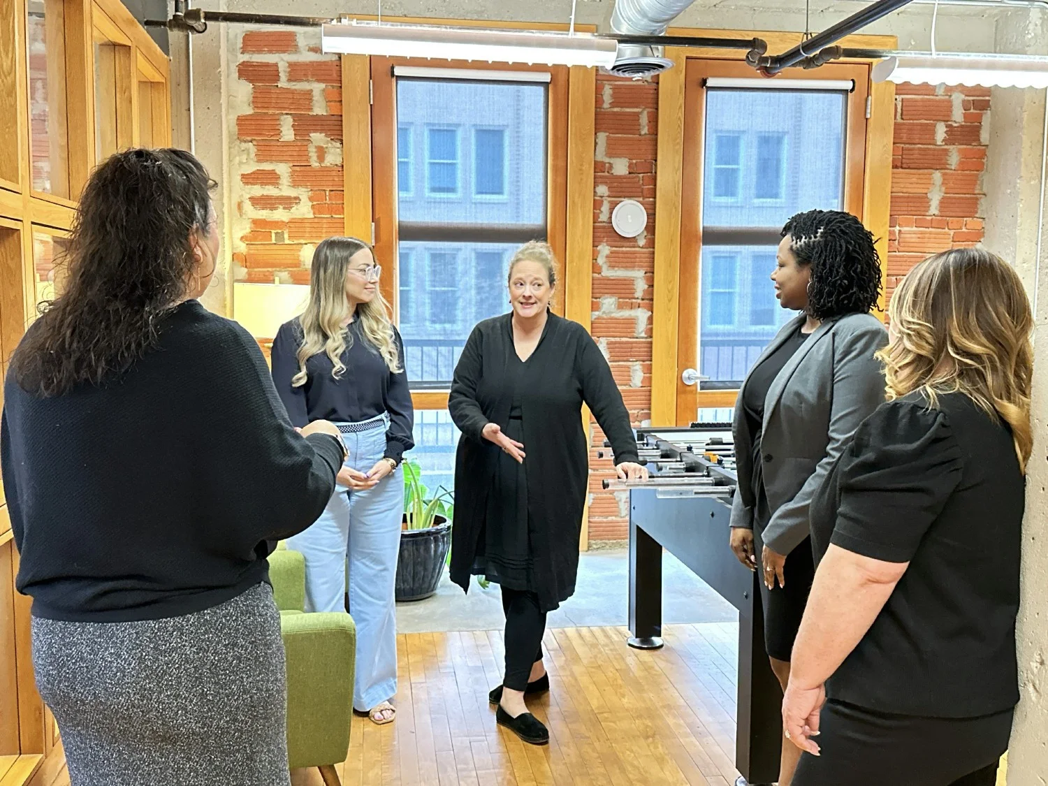 Building each other up one conversation at a time. 