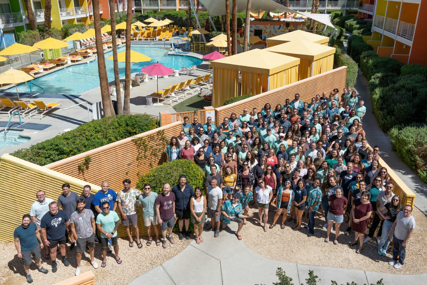The YNAB team at our last company retreat in Palm Springs
