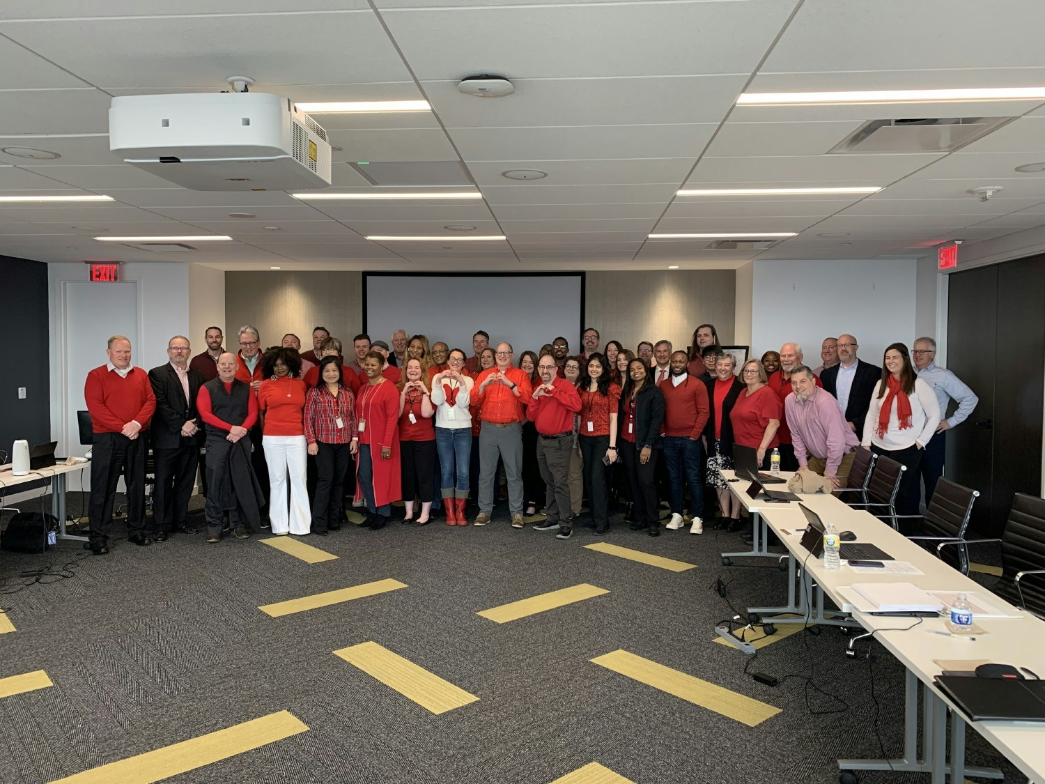 In February our Atlanta employees and Management Team wore red to raise awareness of the No. 1 killer, heart disease.  