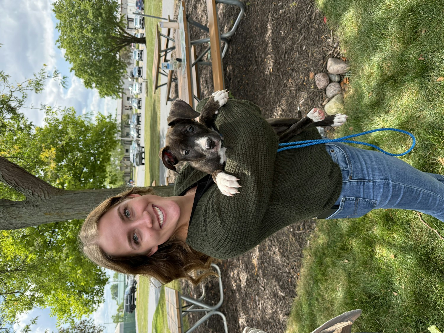 Professional Services hosted a Puppy Party on campus as a way to recognize our associates and support the Humane Society