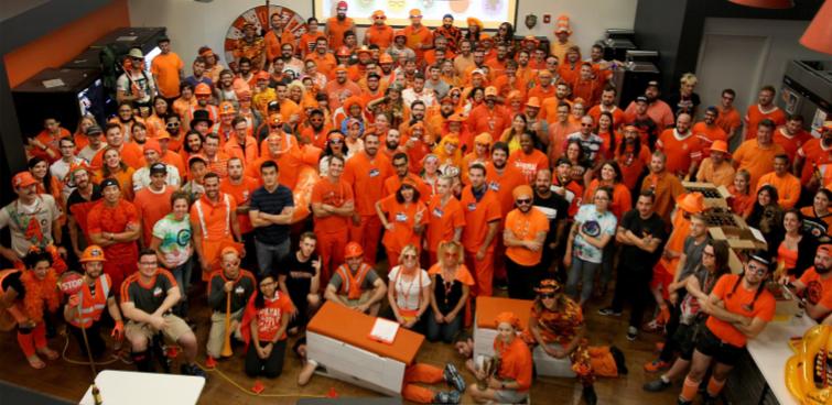 Orange day will always be a staple during Zillapalooza, our annual, week long spirit week