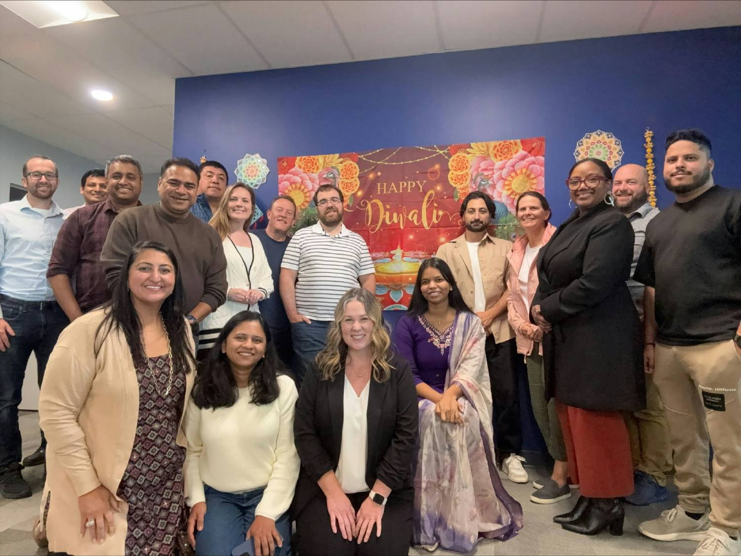 Diwali event in our Malvern office.
