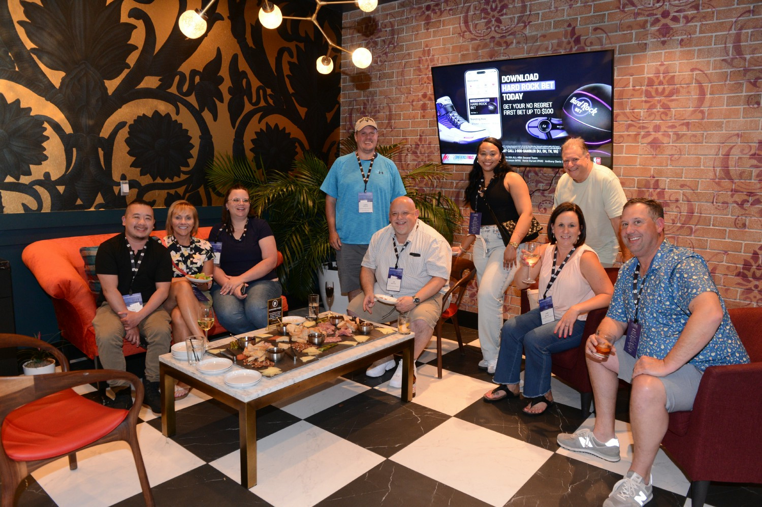 Enjoying some down time at our National Sales Meeting