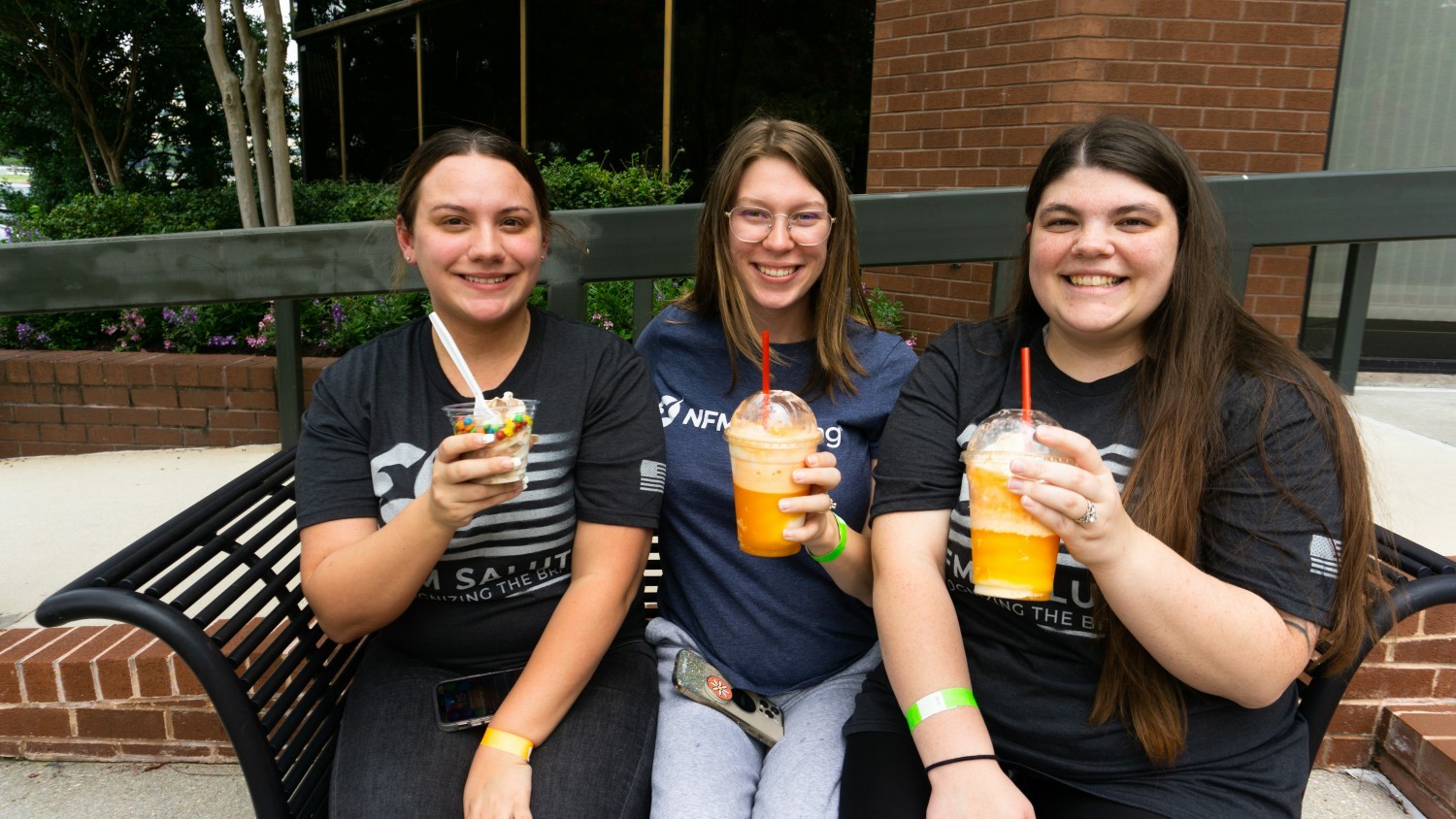 NFM employees enjoy a quick refresh during ice cream day.