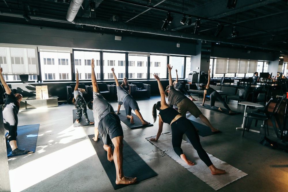 Yoga at the office