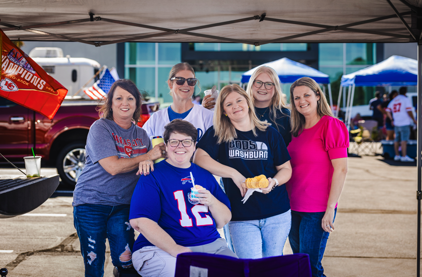 We hold an annual Tailgate to kick off football season - with food trucks and all!