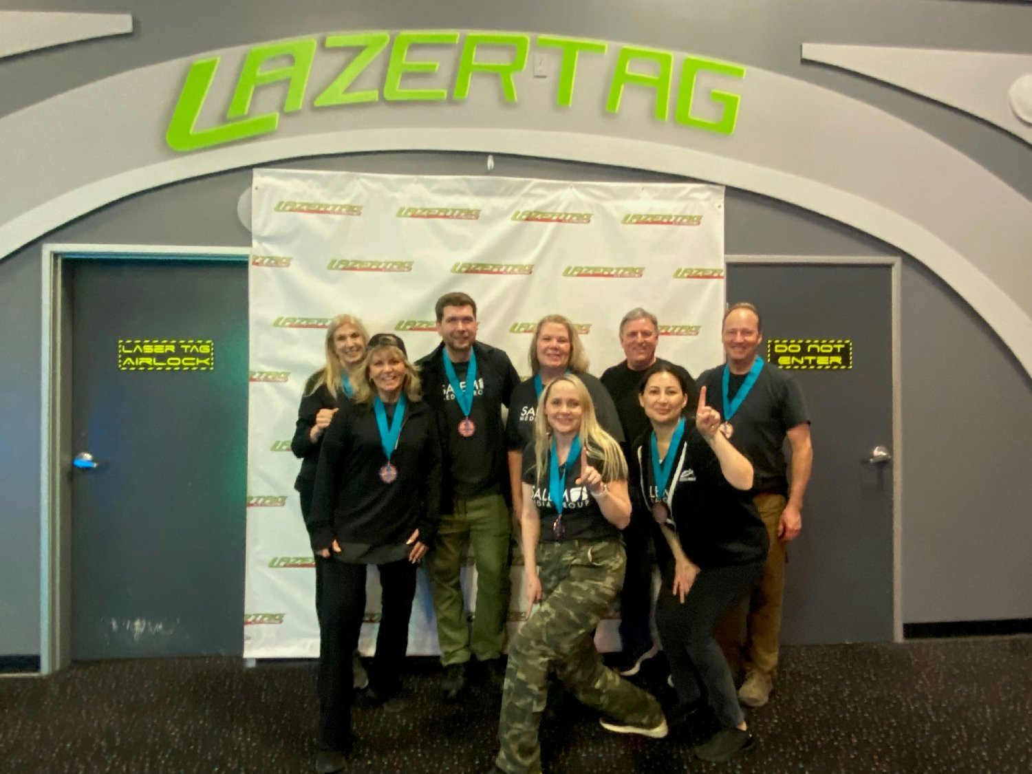 Our team won bronze for Lazertag at Corporate Games