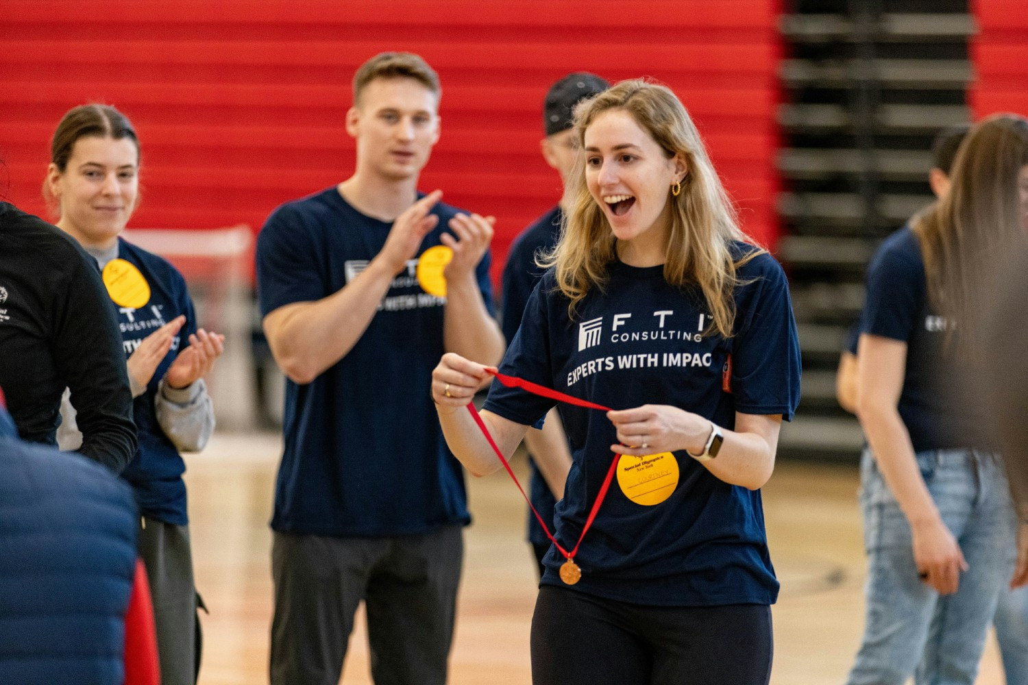 FTI Consulting volunteered with the Special Olympics New York for a day of friendly competition and learning.