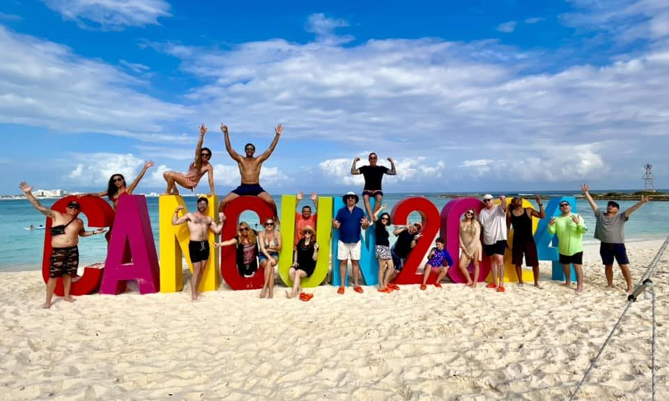 DAS Technology's President's Club trip to Cancun brought more than 70 people in January 2024.